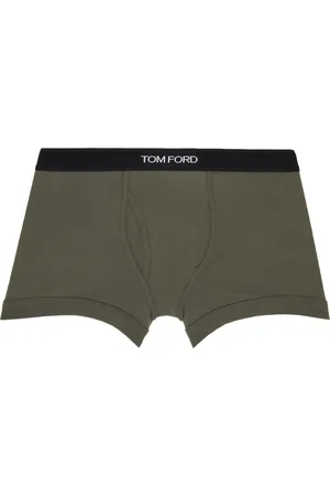 Tom Ford Khaki Cotton Boxer Briefs