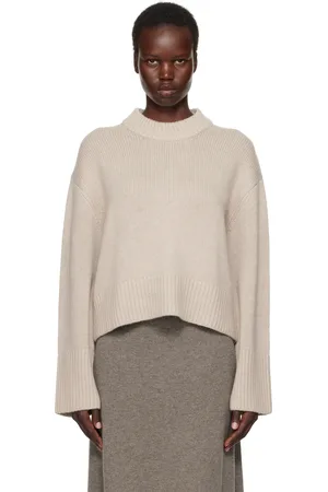 Lisa Yang Taupe Sony Sweater