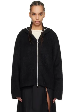 OUR LEGACY Black Full Zip Hoodie