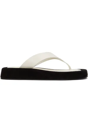 The Row White Ginza Sandals