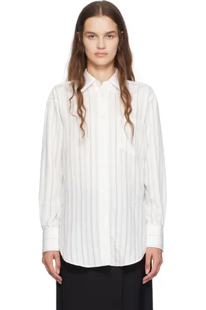 HUGO BOSS White Striped Shirt