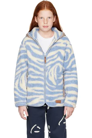 Molo Kids Blue & White Uberto Jacket