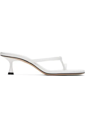 Studio Amelia White Edith 50 Heeled Sandals
