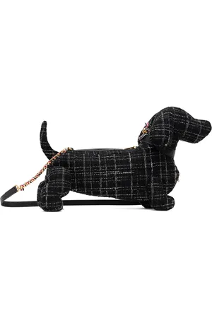 Thom Browne Black Mini Hector Bag