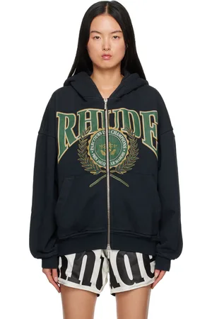 Rhude Black Parcours Des Champions Hoodie