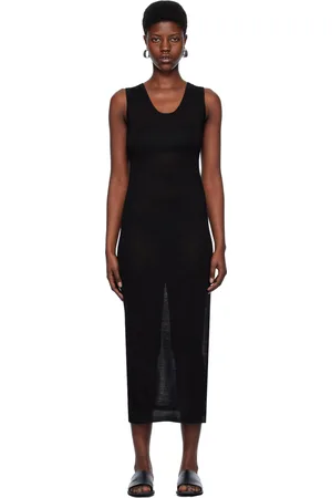 Lauren Manoogian Black Tank Maxi Dress