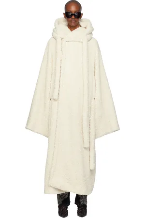OTTOLINGER Off-White Wrap Teddy Long Coat
