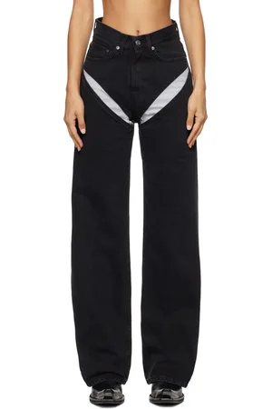 Y / PROJECT Black Cut Out Jeans