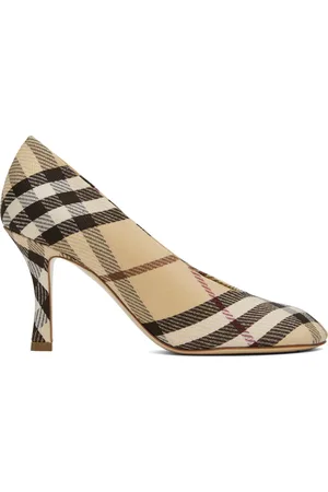 Burberry Beige Check Baby High Heels