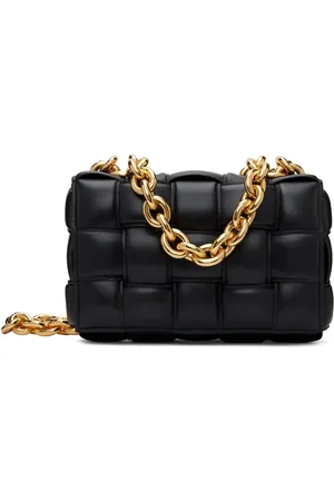 Bottega Veneta Black Padded Chain Cassette Bag