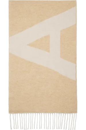 A.P.C. Beige & White Malo Scarf