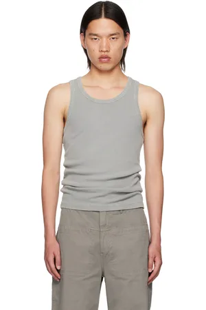Entire Studios Gray Rib Tank Top