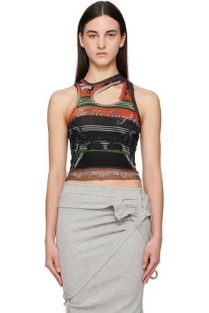OTTOLINGER Multicolor Mesh Tank Top