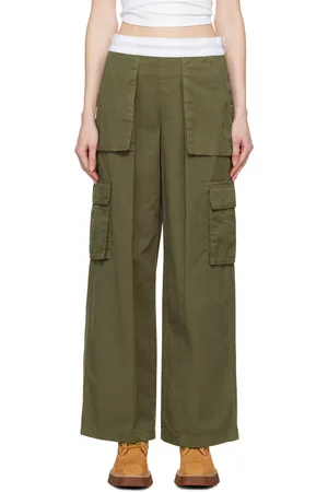 Alexander Wang Khaki Cargo Rave Trousers
