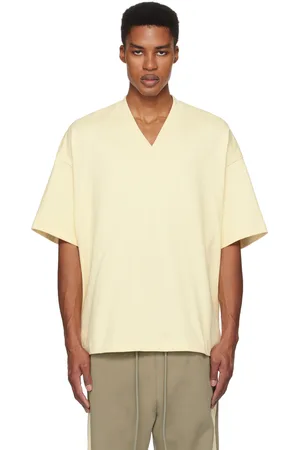 FEAR OF GOD Yellow adidas Originals Edition Heavy Jersey V-Neck T-shirt