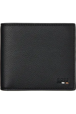 HUGO BOSS Black Faux-Leather Wallet