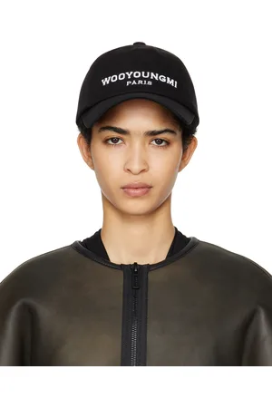 WOOYOUNGMI Black Embroidered Ball Cap