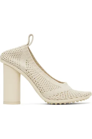 Bottega Veneta Beige Atomic Pump Heels