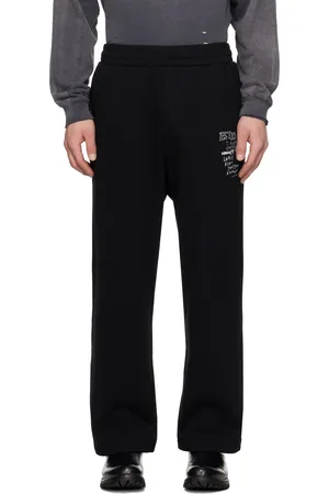 Izzue Black Relaxed-Fit Sweatpants