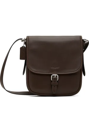 Coach Brown Hitch Flap Crossbody Bag