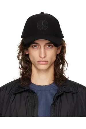 Stone Island Black Flanella Insulated Cap