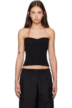 WARDROBE.NYC Semi Matte Bustier Tank Top