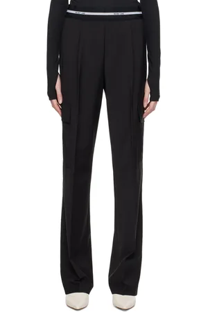 Helmut Lang Black Wide-Leg Trousers