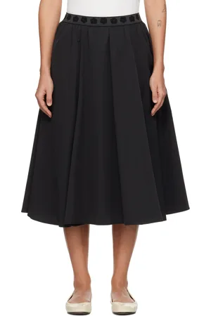 Kenzo Black Paris Boke Flower 2.0 Midi Skirt