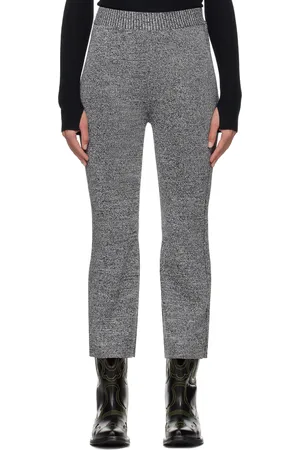 Ganni Gray Cropped Trousers