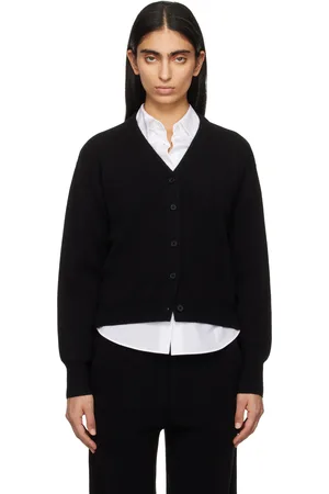 Guest In Residence Black Collegiate Cardigan