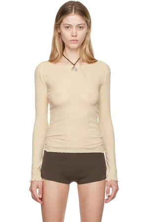 Baserange Beige Disc Long Sleeve T-Shirt