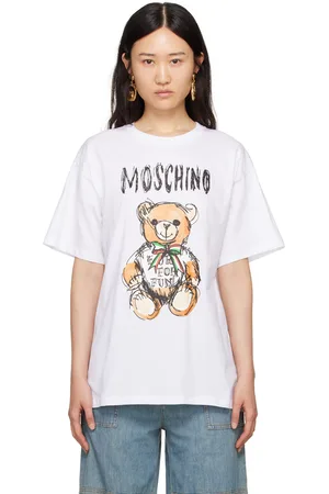Moschino White Archive Teddy Bear T-Shirt