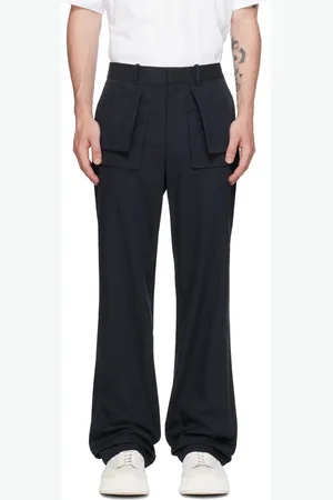 Helmut Lang Navy Utility Car Trousers