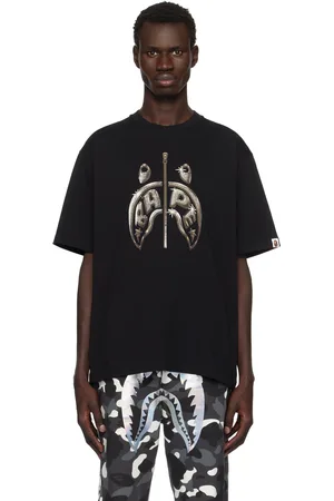 BAPE Black Mad Shark Photo Print Relaxed Fit T-shirt