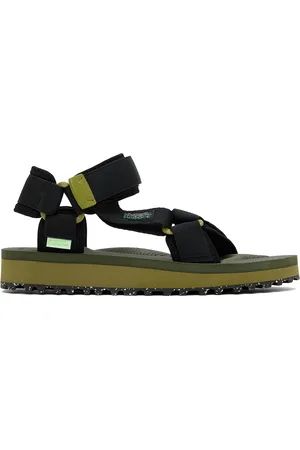 SUICOKE Black & Khaki DEPA-2Cab-ECO Sandals
