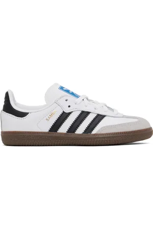 adidas Little Kids White Samba OG Sneakers
