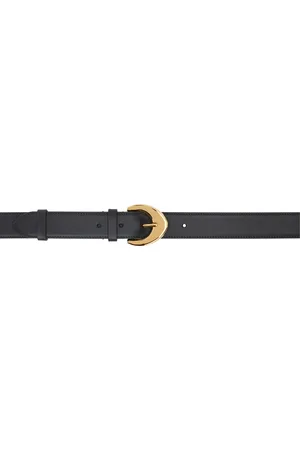 The Row Black Arrow Leather Belt