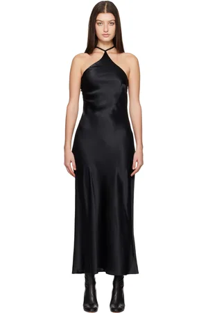 Silk Laundry Slope Midi Dress