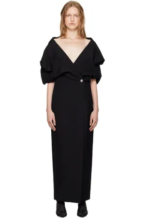 Khaite Black Truman Maxi Dress