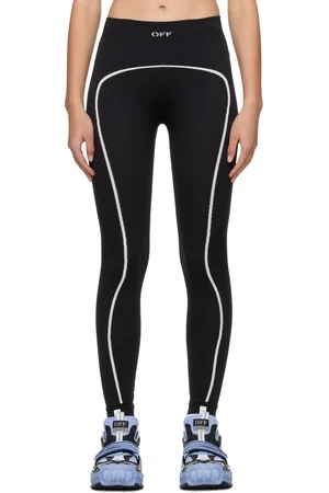 OFF-WHITE Black Seamless Leggings