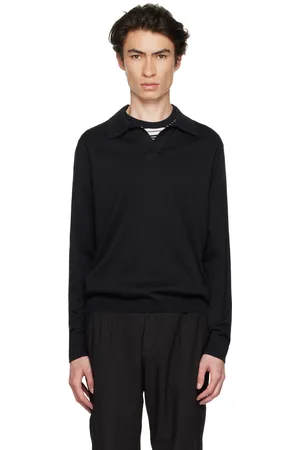 Norse projects Navy Leif Long Sleeve Polo