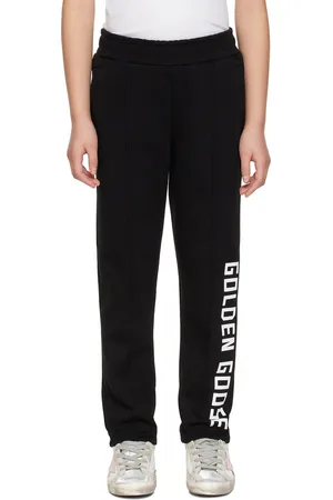 Golden Goose Kids Black Printed Lounge Pants