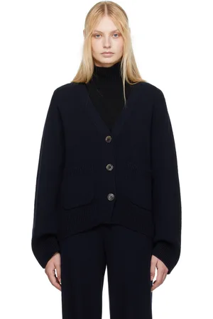 Lisa Yang Navy Danni Cardigan