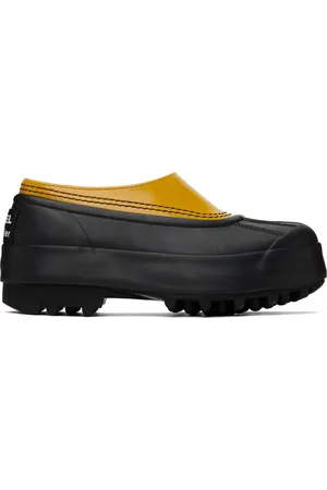 Proenza Schouler Yellow & Black SOREL Edition Caribou Slip-on Loafers