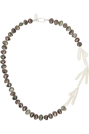 Gohar World Host Chicken Foot & Potato Pearls Necklace