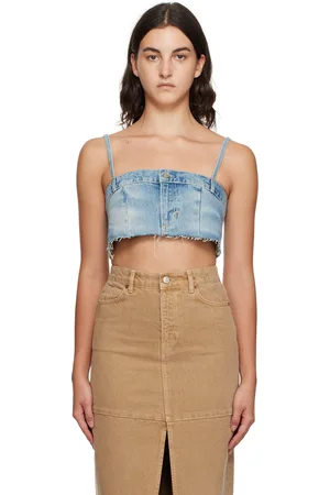 Reformation Blue Ami Denim Tank Top