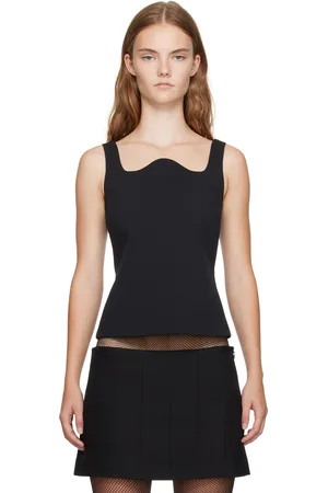 Recto Signature Curved Neck Tank Top