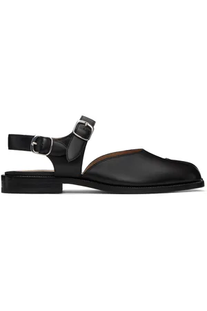 Maison Margiela Black Tabi Sandal Loafers