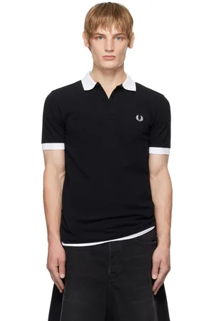 MASTERMIND JAPAN Black Fred Perry Edition Contrast Polo