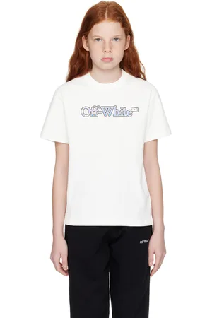 OFF-WHITE Kids White Big Bookish T-shirt